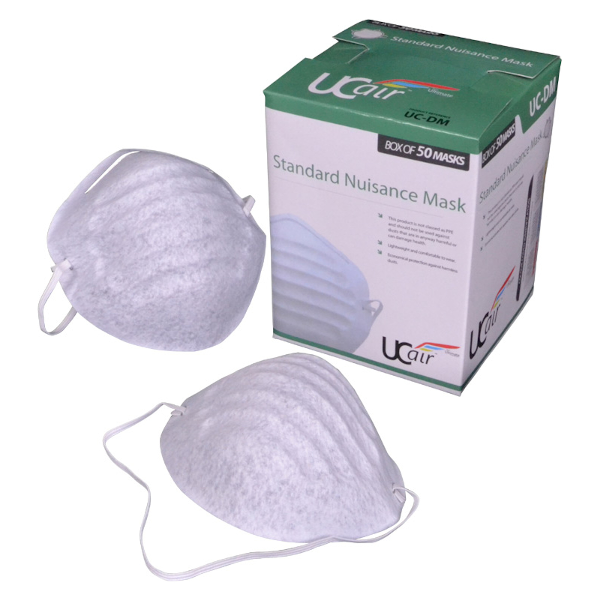 Uci Uc Dm Disposable Nuisance Dust Mask 50 Pack 2393