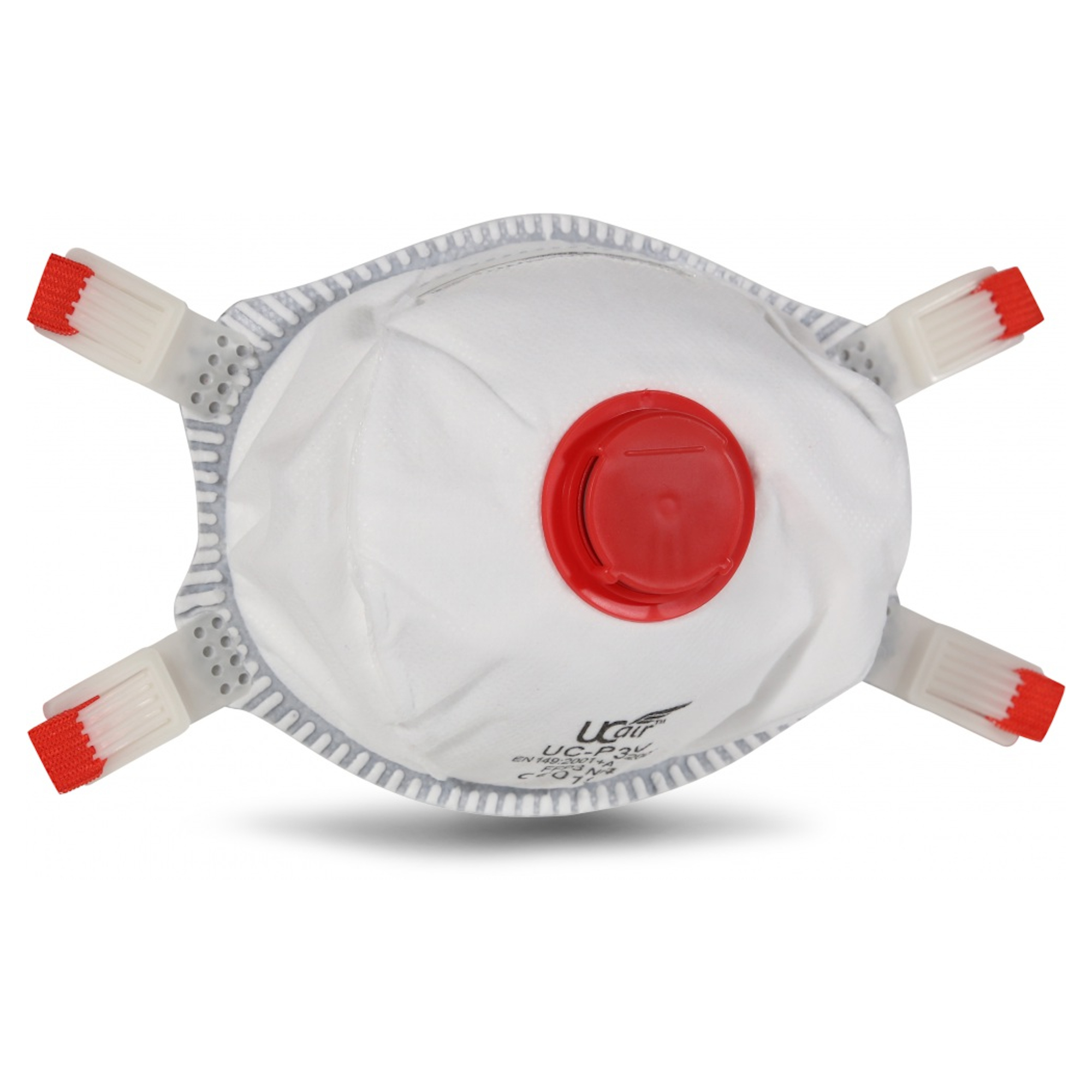 Uc P3v Moulded Ffp3 Valved Disposable Dust Respirator 10 Pack 