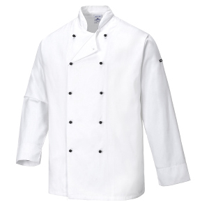 Portwest C831 Cornwall Chef's Jacket - White