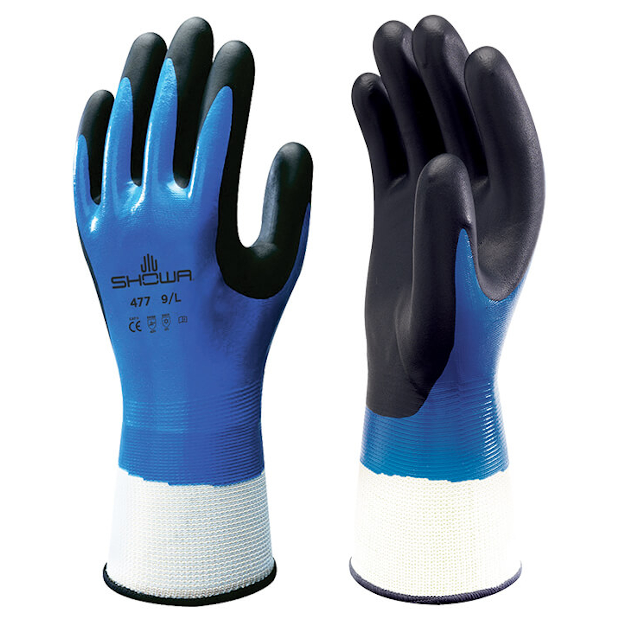 Insulated nitrile shop gloves